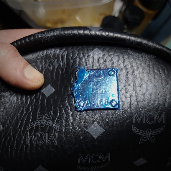 MCM Stark Studded Brand New Backpack Size Medium NWT Receipt Is In Photos - Picture 13 of 14